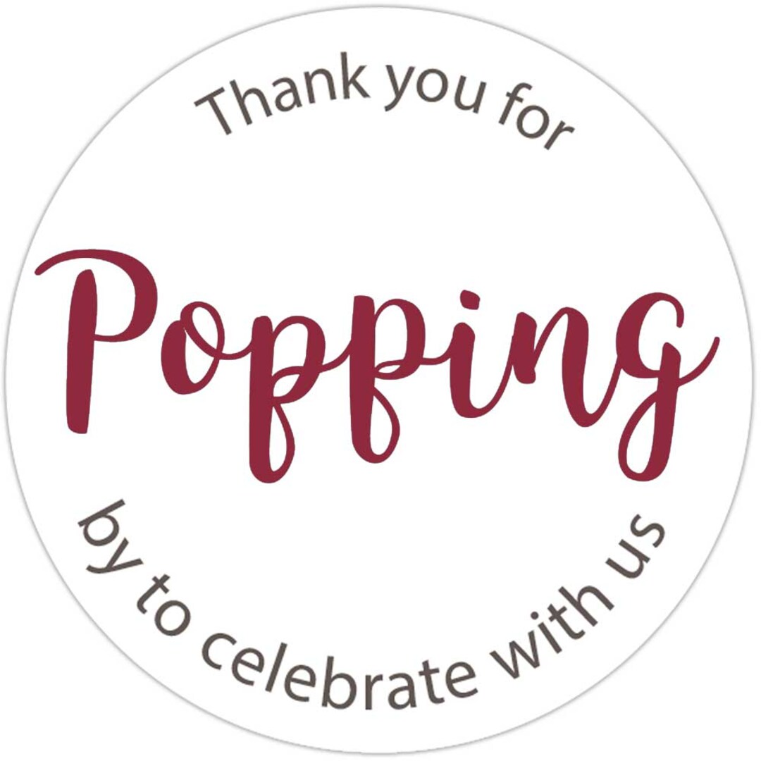 Burgundy popcorn favor stickers thank you for popping by to celebrate with us wedding favor label | MakerPlace by Michaels burgundy-popcorn-favor-stickers-thank-you-for-popping-by-to-celebrate-with-us-wedding-favor-label-makerplace-by-michaels